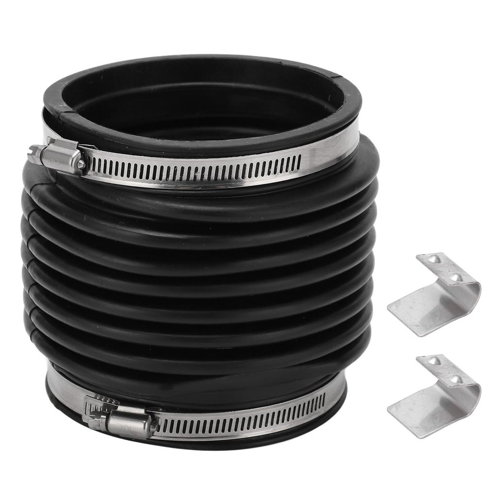 Rubber U Joint Bellows 60932A4 with 2pcs Fixed Clamps Replacement for Mercruiser Alpha One Stern