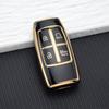 4/8 Buttons Soft TPU Car Key Case Cover for Hyundai Genesis G80 GV70 GV80 GV90 2020-2025  Key Fob Holder Keychain Accessories