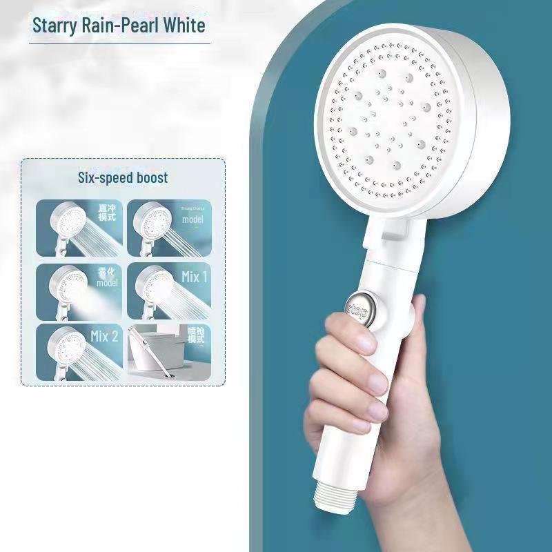 Hochdruck-Turbo-Duschkopf-Set mit großem Wasserausstoß