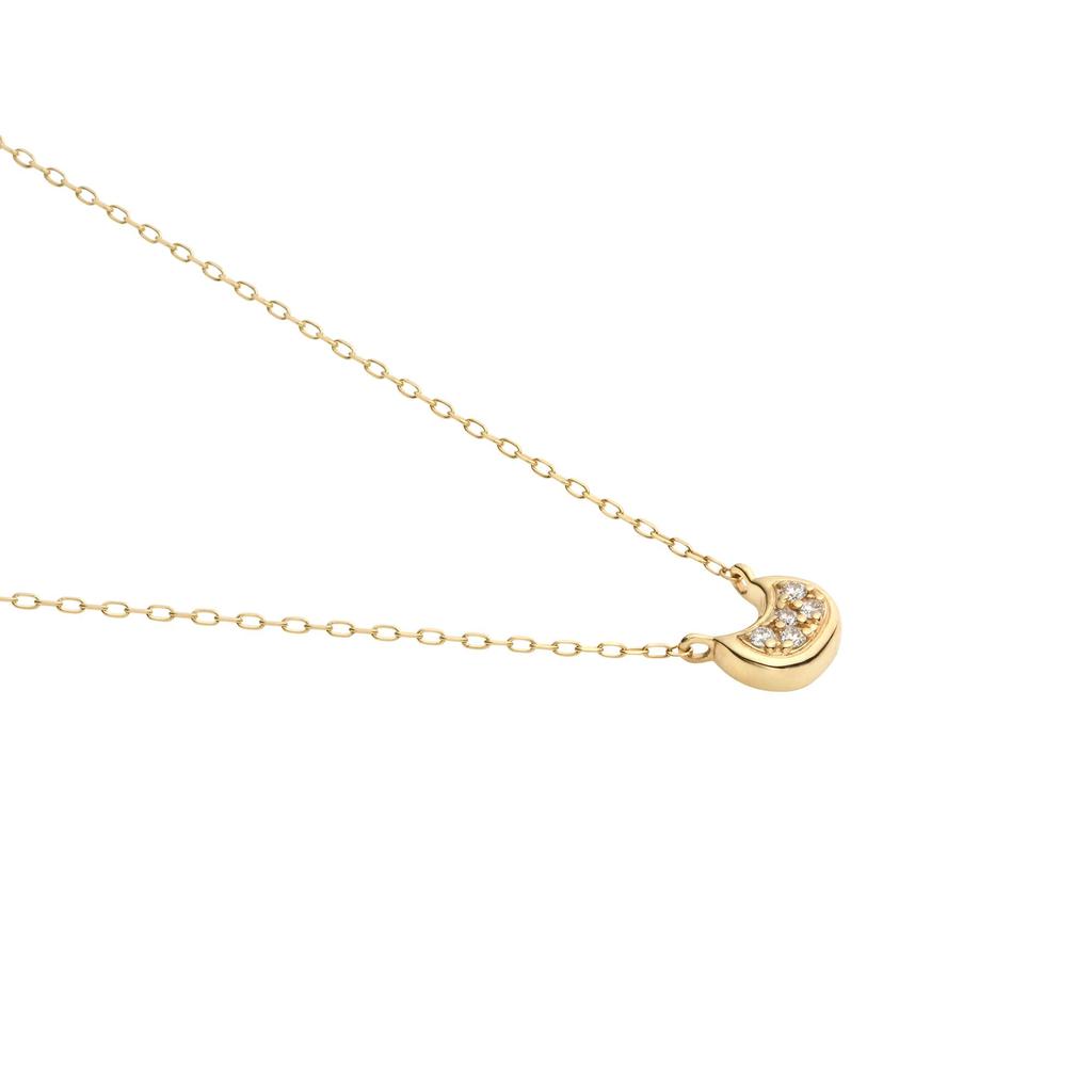 Vendome K10 Yellow Gold Cat Diamond Necklace GJVN052440DI [Official] [VIH Aoyama]