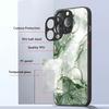 Fashion Colorful Marble Phone Case for IPhone 11 12 13 14 15 16 Pro Max Mini X XR XS 7 8Plus SE2 Shockproof Tempered Glass Cases
