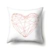 Polyester Pillow Case Automobile Decoration Home Printed Pillow Case Waist Cushion Cover Car Cushion Head Cushion Cover