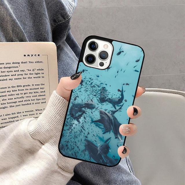 Whale Sharks Fish Phone Case For iPhone 17 Air 16 15 14 13 12 11 Pro Max Plus Max Cover Shell coque
