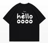 T-shirt Stampata con Nuovo Motivo Estivo Adatta Sia a Uomini Che a Donne Realizzata in Puro Cotone T-shirt alla Moda e Versatile