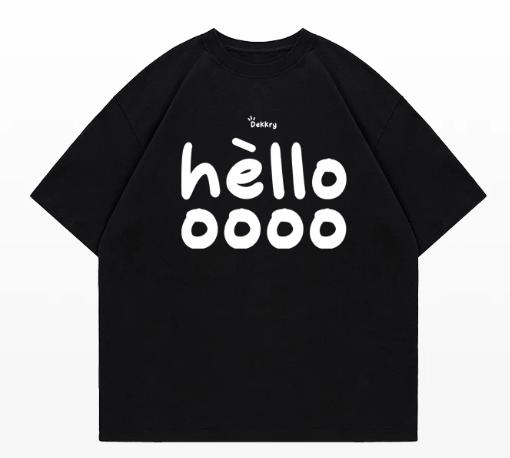 T-shirt Stampata con Nuovo Motivo Estivo Adatta Sia a Uomini Che a Donne Realizzata in Puro Cotone T-shirt alla Moda e Versatile