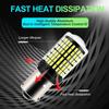 2Pcs LED Bulbs 1156 BA15S P21W BAU15S PY21W 7440 W21W P21/5W 1157 BAY15D 7443 3157 144smd CanBus Lamp Reverse Turn Signal Light