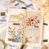 50pcs/pack Creative Aesthetic English Short Sentence PET Sticker DIY Scrapbooking Decor Journal Supplies