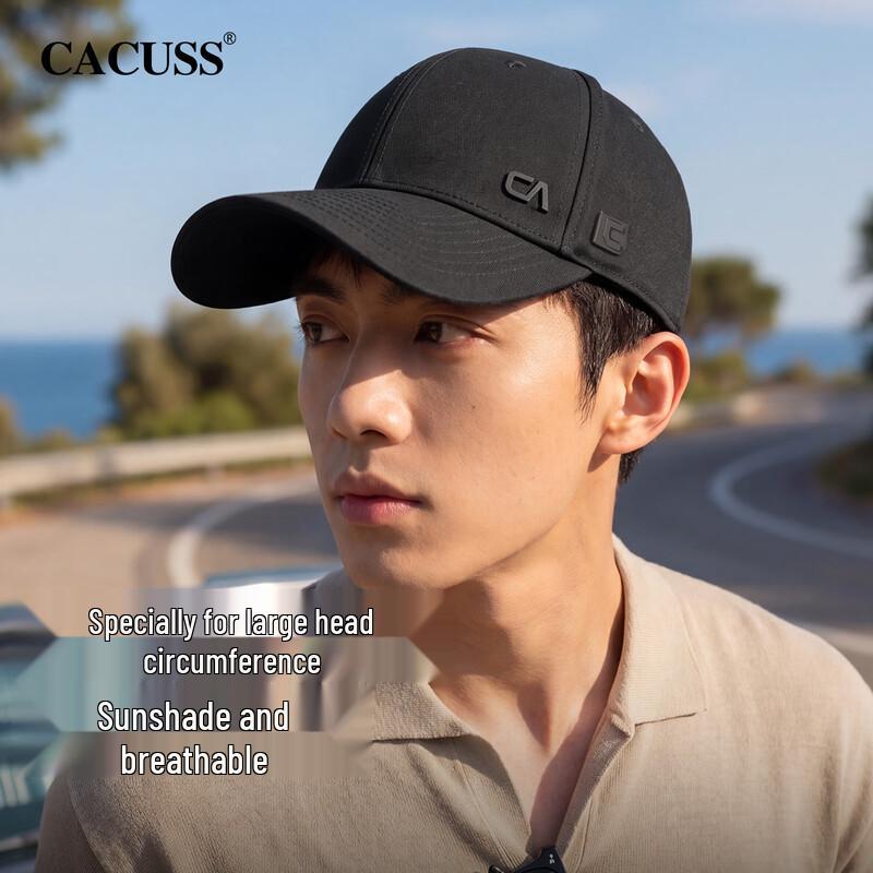 CACUSS Men s Outdoor Cotton Baseball Cap M (57-59cm) чёрный