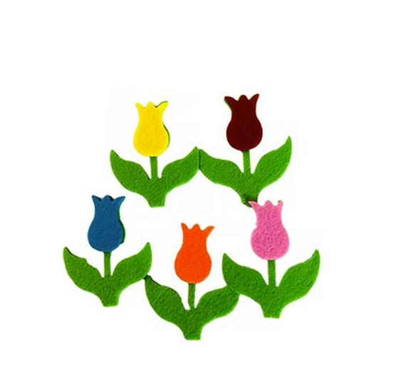 Kindergarten Classroom Non-woven Animals & Flowers Window Decoration for Children's Day