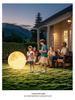 HuiXiang Dual-Powered Solar Moon Lamp for Outdoor Terrace & Garden - Waterproof Landscape & Lawn Light