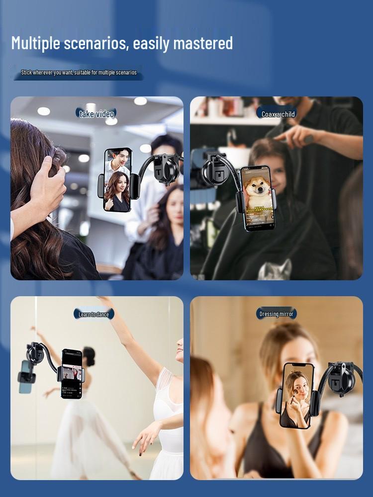 Support de téléphone universel avec ventouse pour tableau de bord de voiture et mur