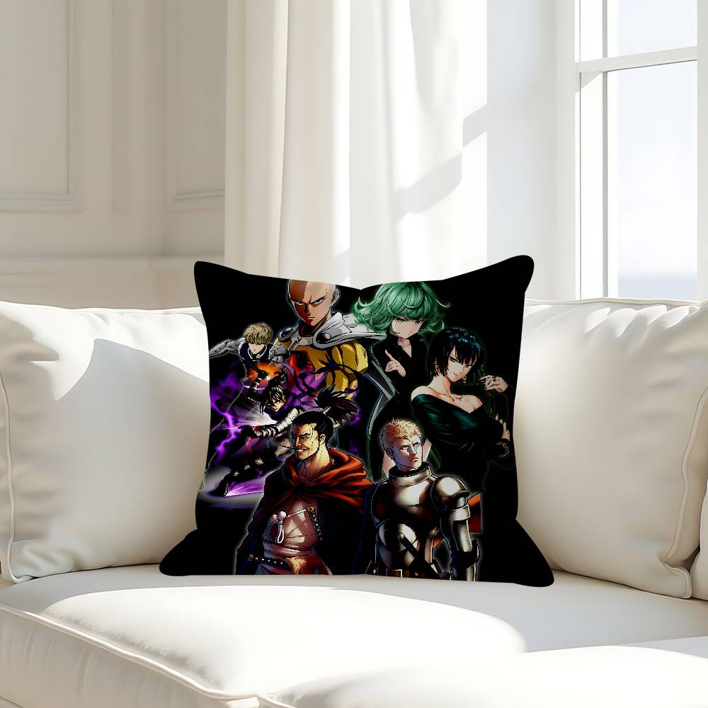 Anime O-One-Punch-Man Kissenbezug Abnehmbar Waschbar Kissenbezug – Ganzjahresweichleinen