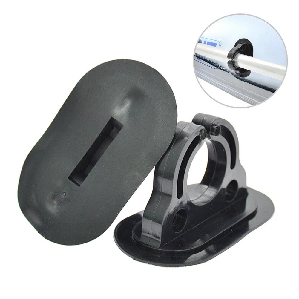 2Pcs PVC Boat Paddle Holder Clips Paddle Storage Holder Oar Keeper for Kayaks Canoes Rowing Boats Inflatable Boat Accessories