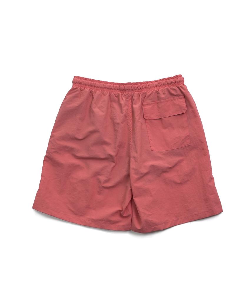 Aimnaseohyumeonbiing Rubber Patched Shorts - Coral