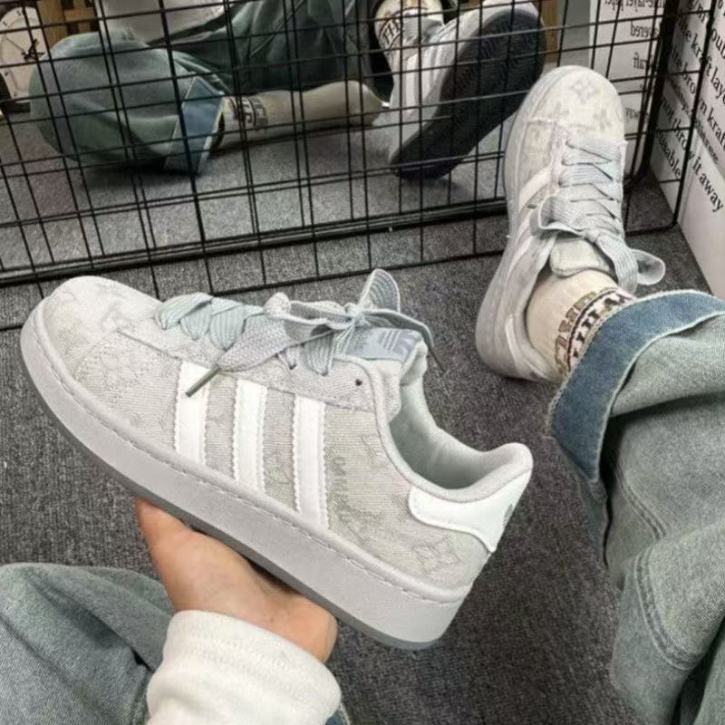 Pantofi sport cu platformă cuplu super foc primăvară și vară ins trend sport casual pantofi pânză