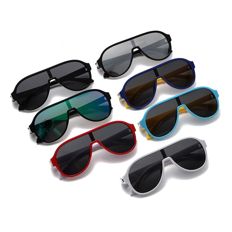 7327 Children'S Fashion One-Piece High-End Sunglasses, Boys And Girls Decorative Personalized Sunglasses