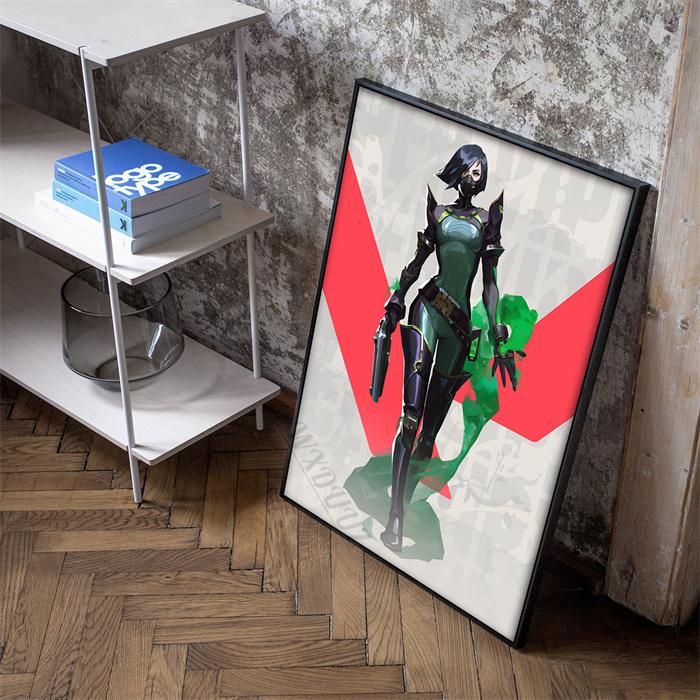 Classic Video Game Valorant Anime Characters Pictures For Living Room Art Home Wall Decor Canvas Painting Print Posters Gift