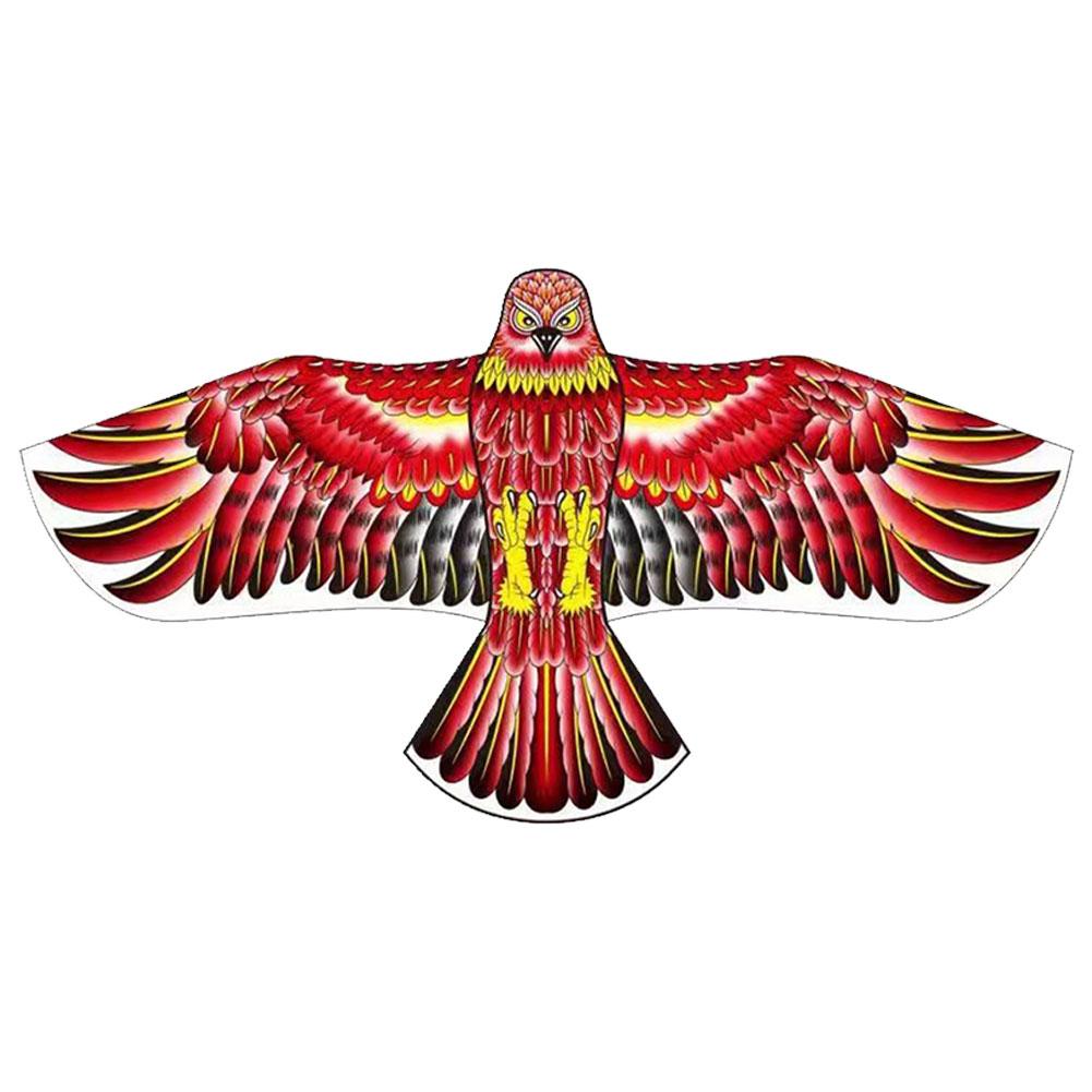Flat Eagle Kites With 20 Meter Line Outdoor Toys Eagle Chinese Kite Games Bird Sports Kite Flying Outdoor Toys Style Kite B4U8
