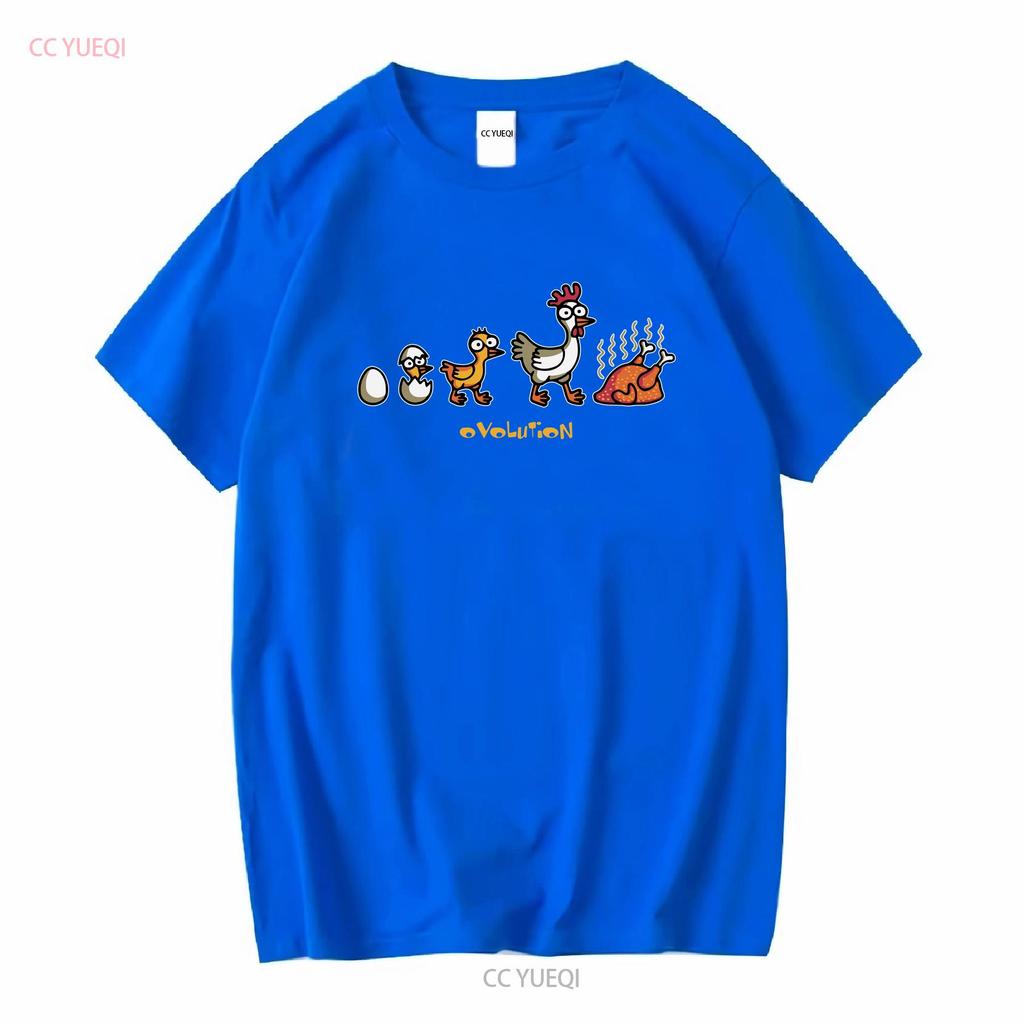 Funny Eggvolution Evolution Chicken Egg Ovolution T Shirt long or short sleeves vintage Washed Soft streetwear