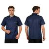 Kochjacke für Unisex, Hotel, Küche, Kantine, Kochmantel, Lebensmittelservice, Arbeitsuniform für Männer und Frauen