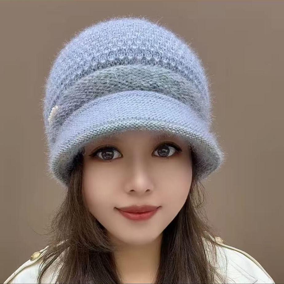 New Arrival Hat Double Thickened Double Layer Windproof Cold Heattech Hat Hand Knitted Casual Outdoor Hat