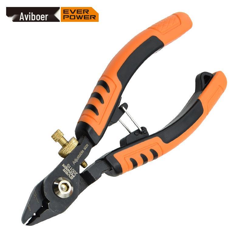 Aiweiboer P-series Fiber Optic Precision Stripper (Dual-hole with Shear) 200110