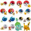 Mon Action Figure Model Toys Pikachu  Charmander Rockruff Litten
