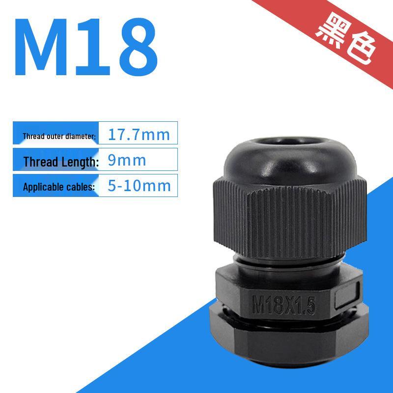 Nylon Waterproof Cable Connector - PG7/9/11/M12/M16 Sealing Gland
