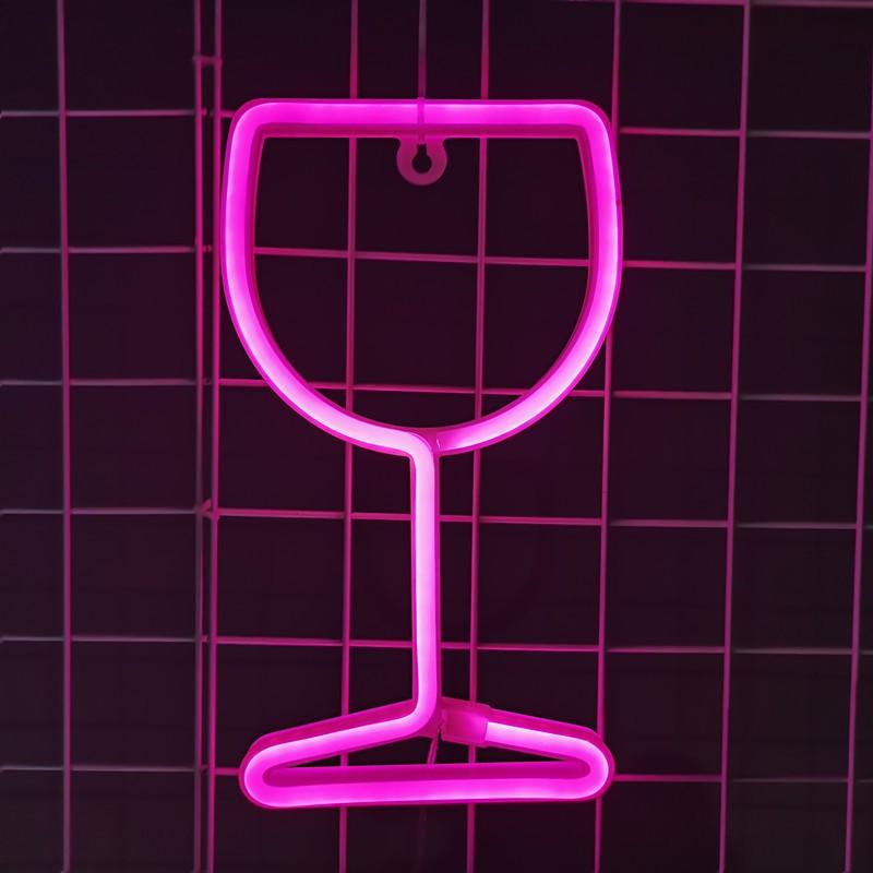 LED Neon Butterfly & Planet Wall Light - Decorative E-sports, Bar, and Photo Prop Night Light