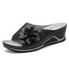 Women Sandals Soft Heels Summer Sandals With Wedges Shoes Women Flower Slippers Casual Platform Shoes Plus Size 43