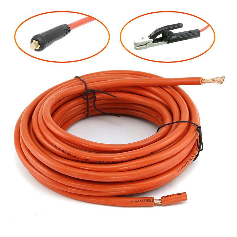 300Cm-10M Welding Wire Cable 300A Welding Cable 10 Meters Heavy Duty Power Welding Tools Electrode Holder Brass Iron Welding