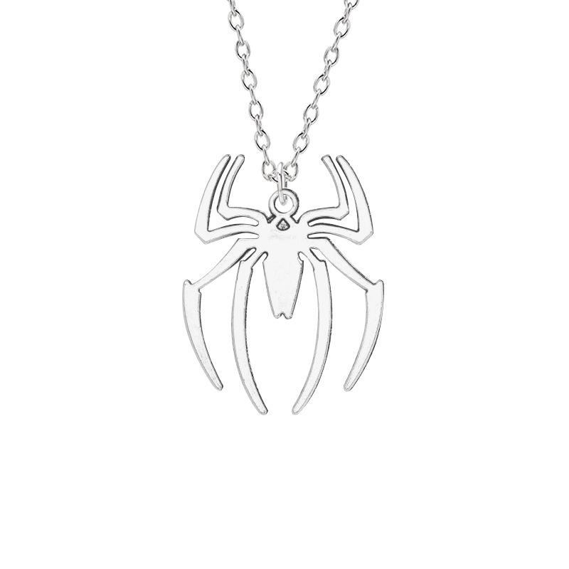Exaggerated European & American Fashion Spider Necklace - Bold Personality Sweater Chain