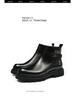 Men's Chelsea Boots 2025: Genuine Leather, Height-Enhancing, Thick Sole Martin Boots for Autumn/Winter