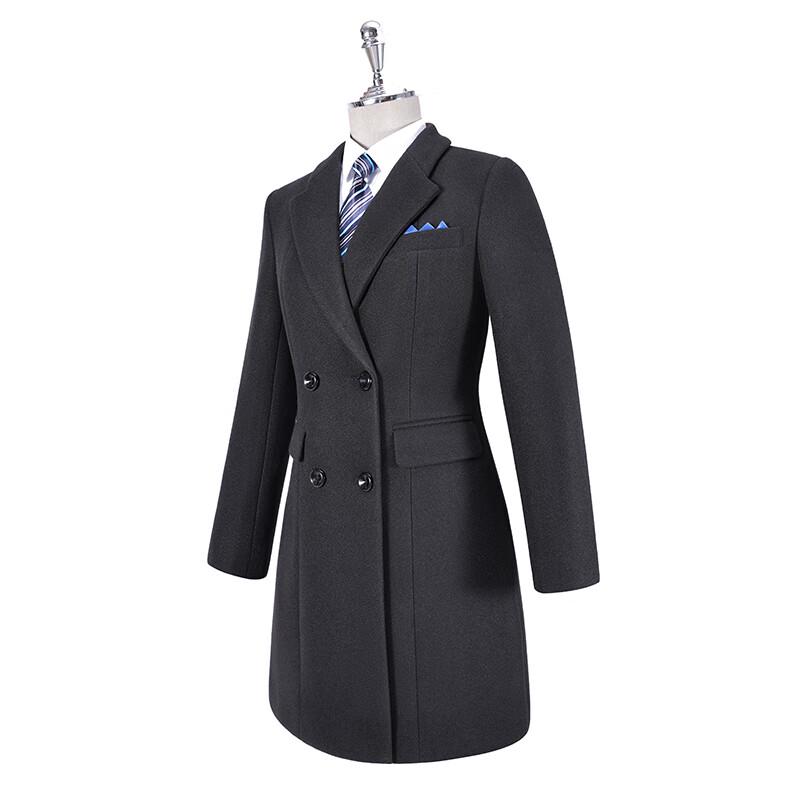 Women's Mid-Length Padded Wool Blend Coat