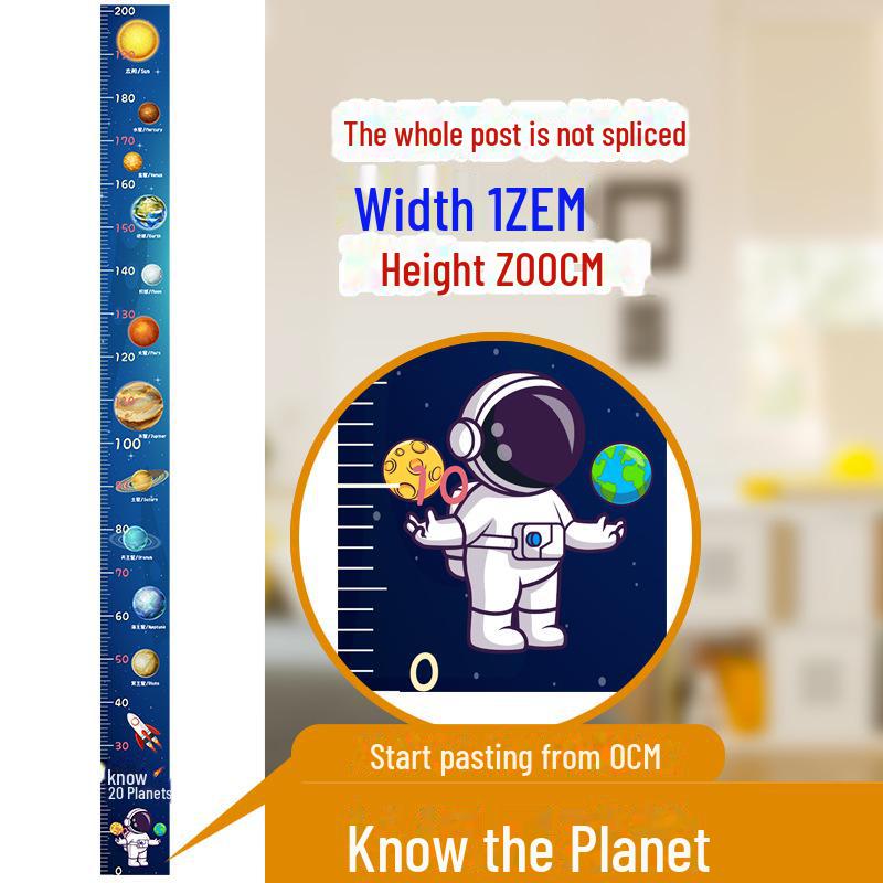 

Наклейки на стену для младенцев и детей: Полный лист, начало с 0, без повреждения стен Planet Knowing Model 12CM Width