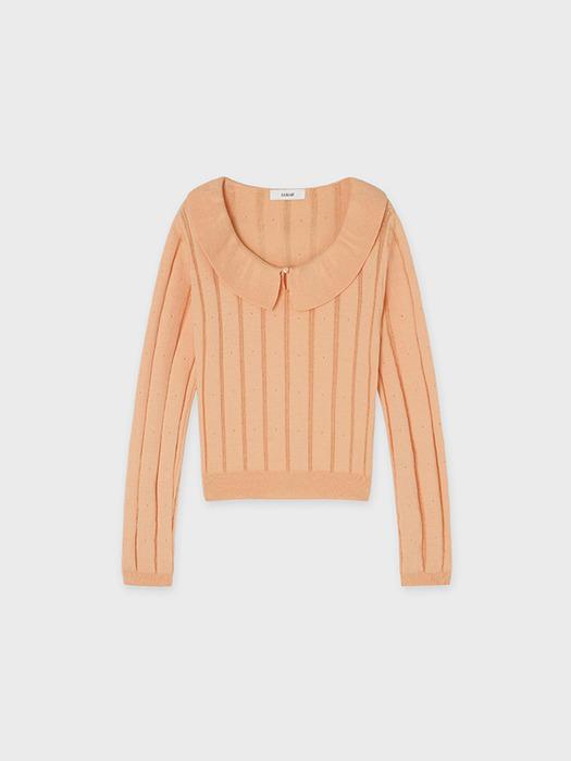 TINKNIT Frill Knit_Coral