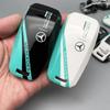 Autocollant de Voiture Mode Cool Style Piste Coque de Protection pour Clé de Voiture Pour Mercedes Benz Classe A C E S G GLC CLE CLA GLB W177 W205 W213 W