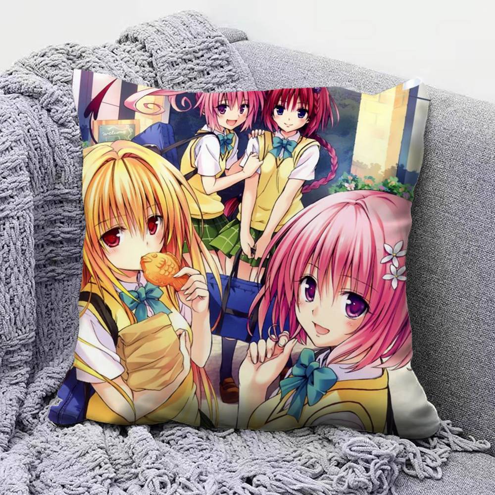 To LOVE RU lala Momo Yami Pillow Covers Home Sofa Cushion Covers and Aecorative Custom