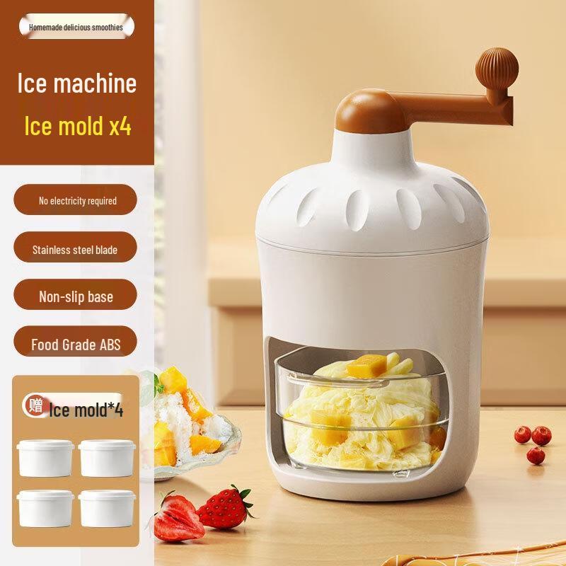 Manual Hand-Crank Ice Shaver