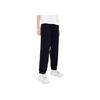 FILA Loose Fit Solid Color Pocket Cuffed Sports Woven Casual Long Pants Women bottoms Black F11W238802FBK