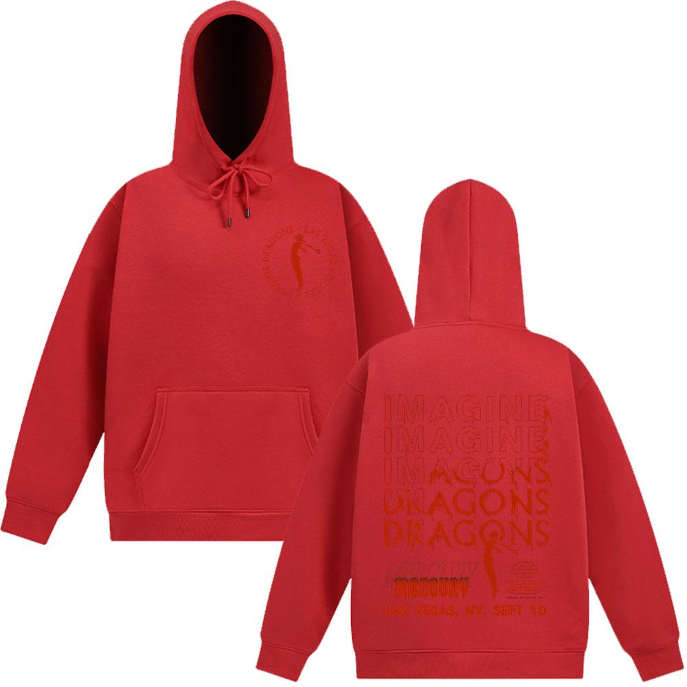 Rock Band Imagine Dragons Mercury World Tour Merch 2025 Hoodie Man Women Punk Long-sleeved Casual Sweatshirt Oversized Hoodie