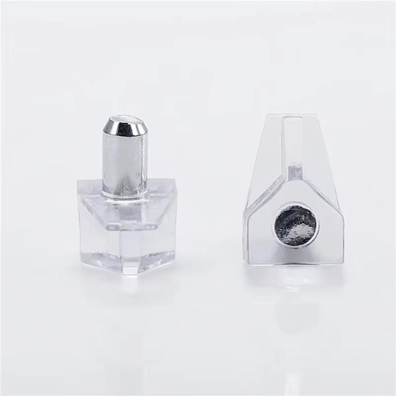 100pcs Transparent Shelf Studs Pegs Plastic Laminate Support Cabinet Wardrobe Shelves Glass Plate Support Furniture Hardware