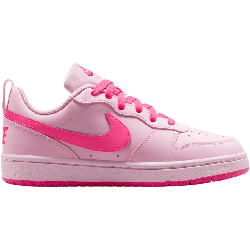 Nike Court Borough Low Recraft GS Pink Foam Kids Sneakers White Hyper-Pink IQ9213-663