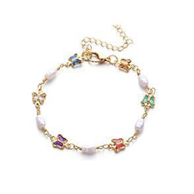

Women Bracelets Candy Color Bracelets Alloy Material Friendship Bracelets Beads Bangles Jewelry Gift for Women Girls 1