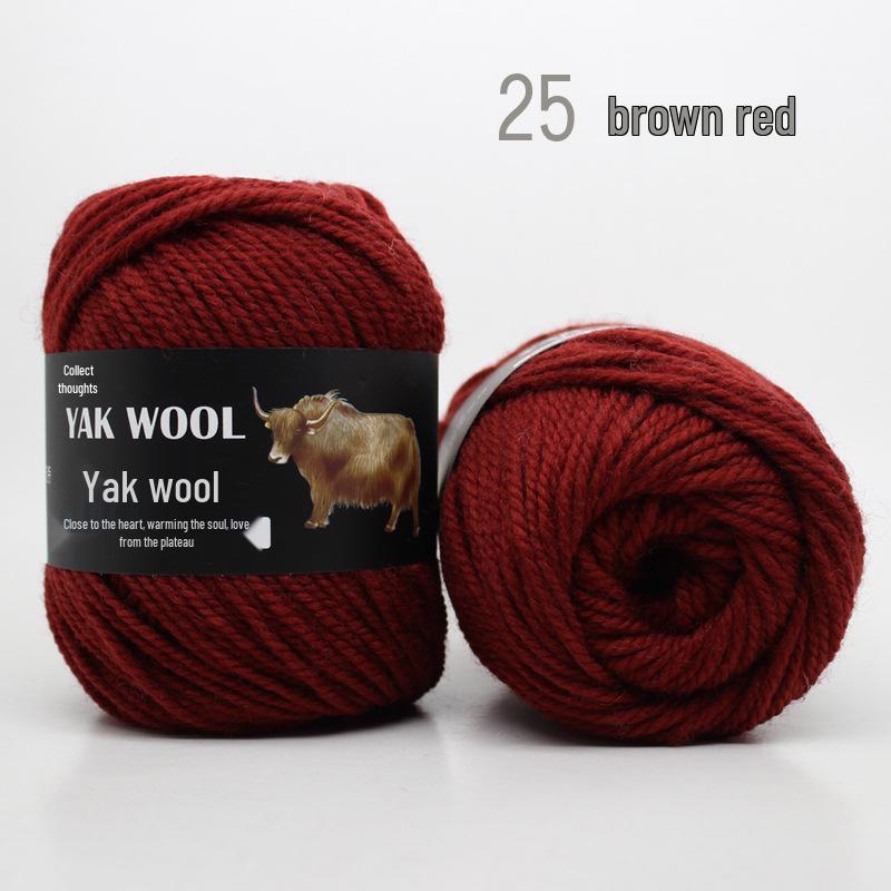 3-fädiges Garn aus Yak-Daune: Handgestrickter mittelschwerer Pullover/Cardigan/Schal/Mütze Häkelgarn.
