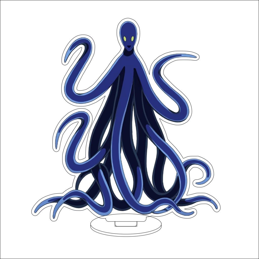 16CM Anime ONE PUNCH MAN  Acrylic Stand Ornaments  Saitama/Deep Sea King/Subterranean King Figure Stand Halloween Gifts