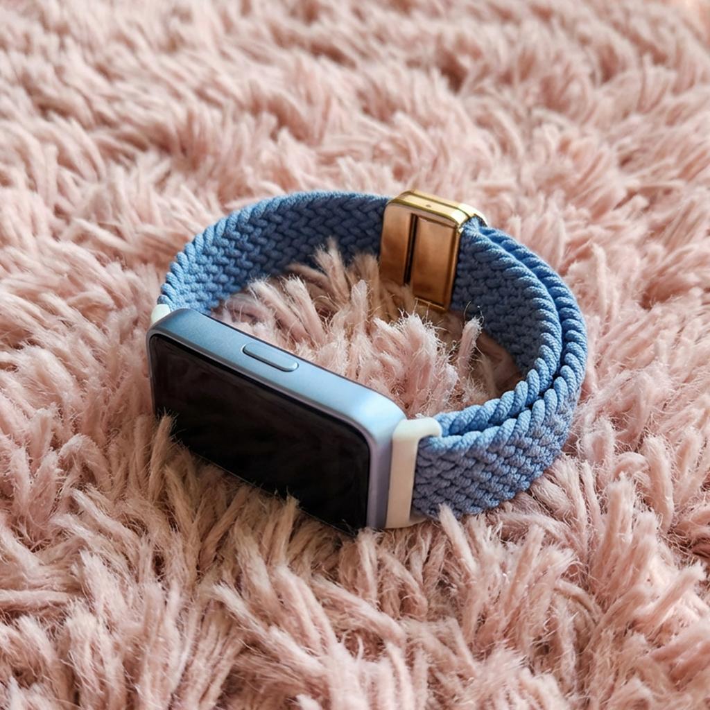 Watch Strap for Huawei Band 8 9 10 Accessories Wristband Elastic Magnetic Nylon Braided Belt Bracelet Correa Huawei Band 9 Band