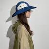 Quick-drying Drawstring Fisherman Hat Cotton Hiking Hat Simple Wide Brim Sun Hat  Summer