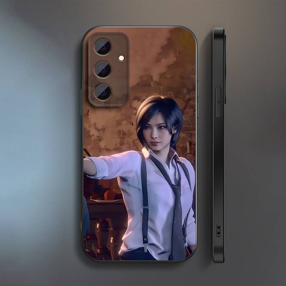 Ada Wong R-Resident E-Evil Phone Case For Samsung S 25,24,23,22,30,21,20,10,9,Ultra,Plus,Lite,FE,5G Black Full-coverage Soft