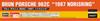 Hasegawa Scale Brun Porsche 962C 1987 Norisring Plastic Model Kit 20557 1/24